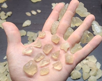 Raw Libyan Desert Glass || Raw Libyan Gold Tektite || Desert Glass || Pick your size!! || Libyan Desert Crystal ||