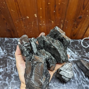1/2-10kg Raw Elite Shungite Crystal by the KG | 1-10kg  || Colombian Shungite || New Find Raquirite Shungite stone Shungite stone