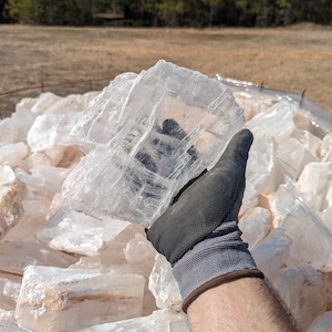 C grade 10 or 20lb True Selenite Box || Selenite Crystal Box