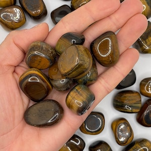 Tigers Eye Tumble || Tigers Eye Stone || Tigers Eye Tumbled Stone