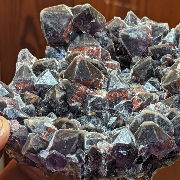 Deep Purple Amethyst Cluster|| Amethyst Crystal Colorado Amethyst