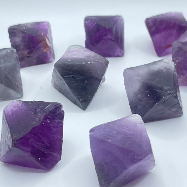 Purple Fluorite Octahedron ||  Fluorite Crystal || Purple Fluorite Crystal || Pick your Size!