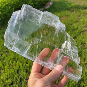 Large Raw Selenite Plate, True Selenite Charging Plates, Utah Selenite Slices