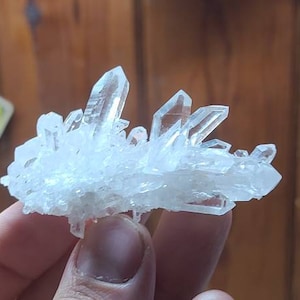Grade A Glassback Lemurian Quartz Crystal Clusters || Arkansas Quartz Crystal || Quartz Crystal Clusters || Choose your size