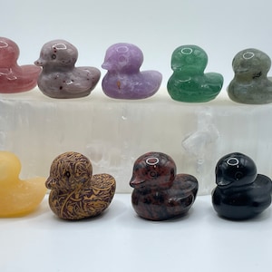 Crystal Duck Carving || Mini Crystal Duck || Carved Crystal Duck || Mini Crystal Carving || Pick your stone