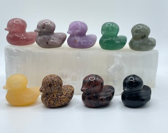 Crystal Duck Carving || Mini Crystal Duck || Carved Crystal Duck || Mini Crystal Carving || Pick your stone