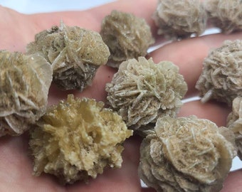 Raw Desert Rose Selenite || Raw Selenite Crystal Ball ||