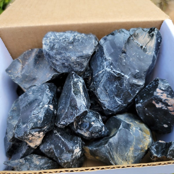 1-20lbs Raw Obsidian Crystal Stone || Choose your weight obsidian