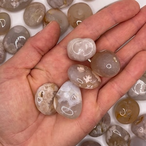 Flower Agate Tumble || Flower Agate Stone || Flower Agate Tumbled Stone