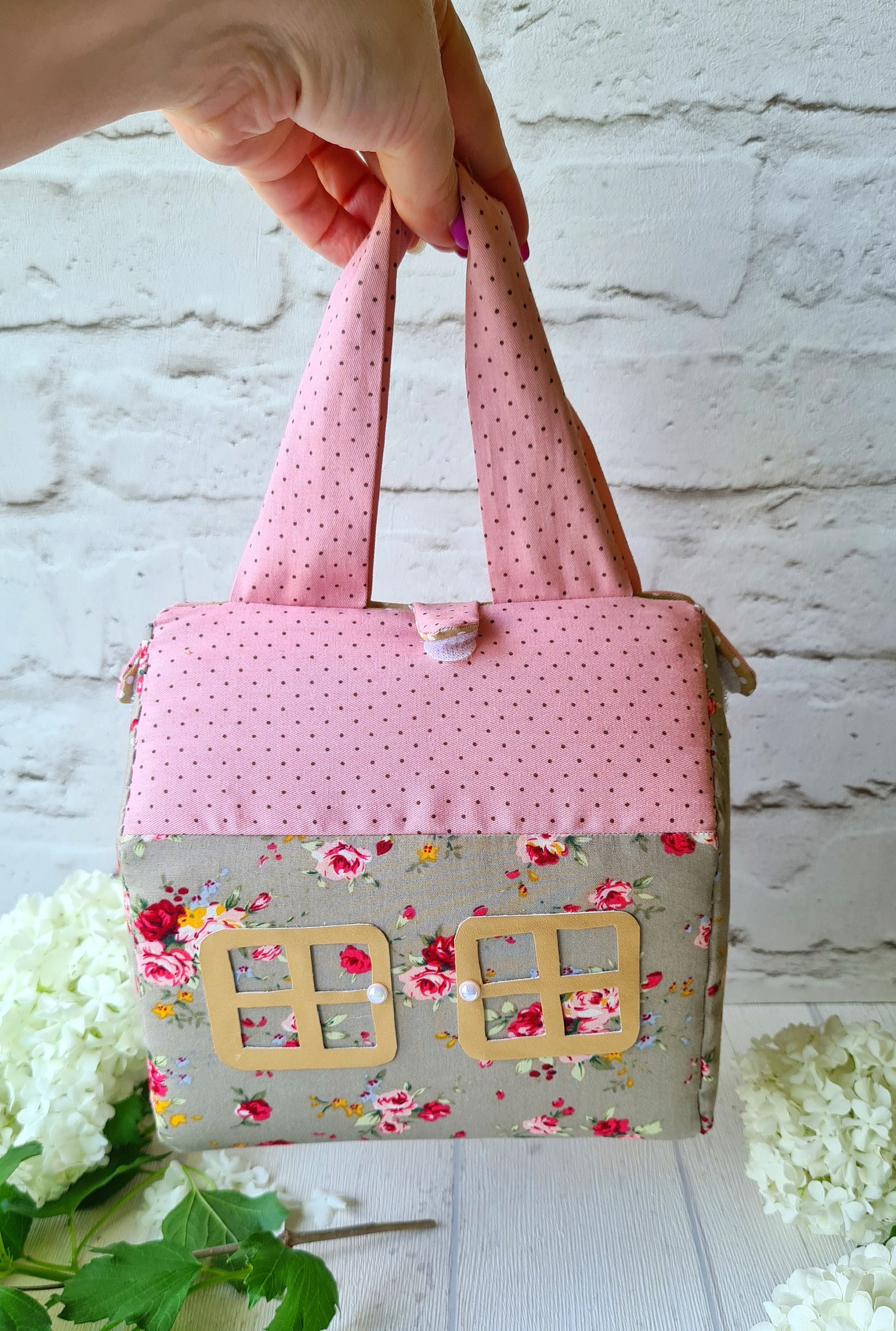 Travelling dollhouse bag Modern dollhouse. Portable Etsy