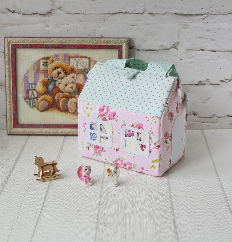 fabric dollhouse
