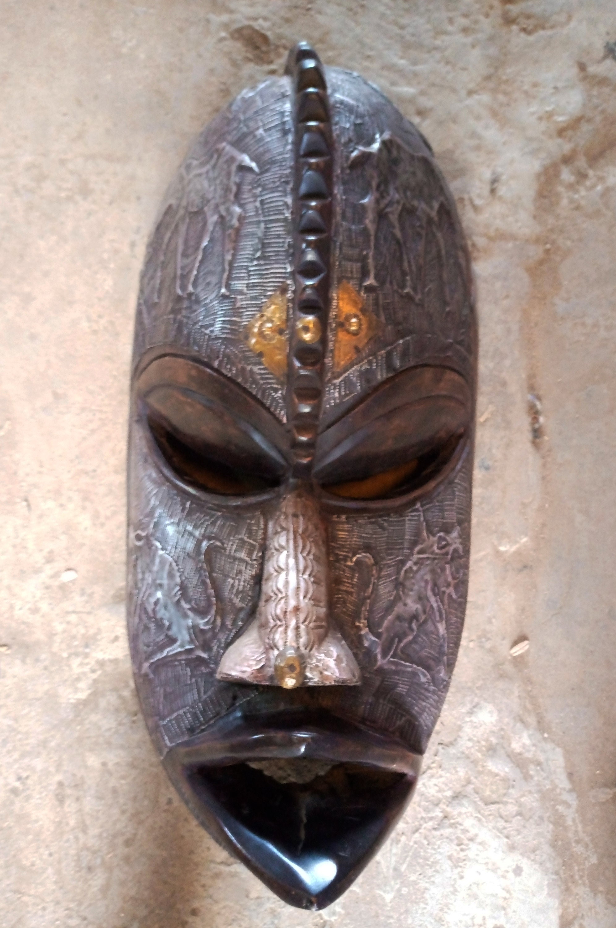 African Wall Mask for Wall African Tribal Mask Carved - Etsy UK