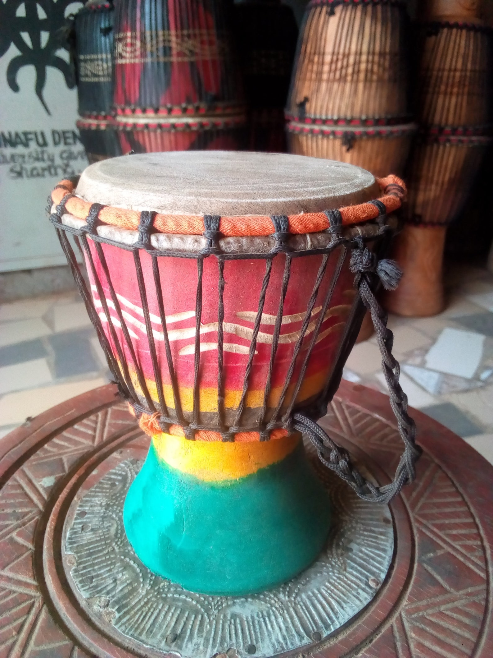 Djembe drum African drum Handmade drum African art Etsy