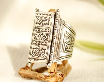 Big ethnic ring for men rings ethnic jewelry for men jewelry ethnic unisex ring adjustable ring in silver ring ethnic jewellery for men ring