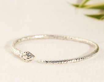 Bracelets avec serpents Bijoux avec serpents Bijoux ethniques bracelets ethniques Bracelets serpents argent Bracelet ajustable Bijou reptile
