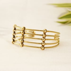 Gold cuff bracelets gold bracelets african bracelets ethnic bracelets adjustable bangles boho jewelry bohemian bracelets thick wirstlet gold