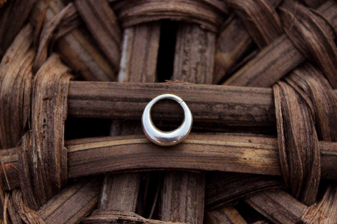 Septum piercing tribal Septum simple Septum discret Septum Etsy France