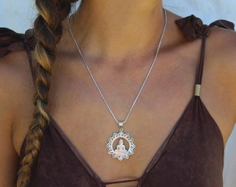 Buddha necklace meditation necklaces buddha pendants yoga jewelry meditation jewelry yoga necklace buddha jewelry yoga pendant boho pendants