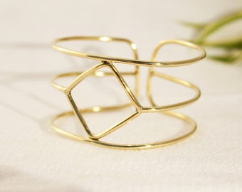 Bracelets or bracelets bohèmes bijoux bohèmes or jolis bracelets élégants bracelets épais or gros bracelet de soirée large bracelet ethnique