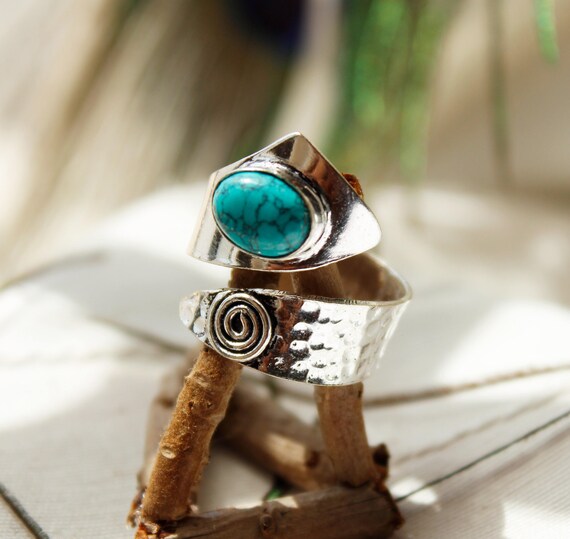 bague en argent hippie bague en argent hippie