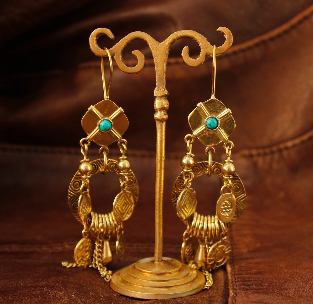 Boucles D'oreilles Fantaisies Ethniques Et Bohèmes A Clou - France