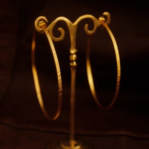 Gold hoop earrings Big creole earrings big gold hoops boho gold creole earrings trendy gold jewelry thin creole earrings minimal hoops gold