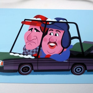 Steve & John metal sign 28x15cm Planes, Trains and Automobiles