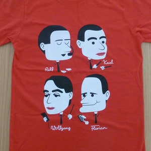 Kraftwerk T Shirt - Die Klassik Line-Up - L’Homme Machine