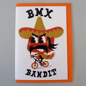 Carte de voeux BMX BANDIT