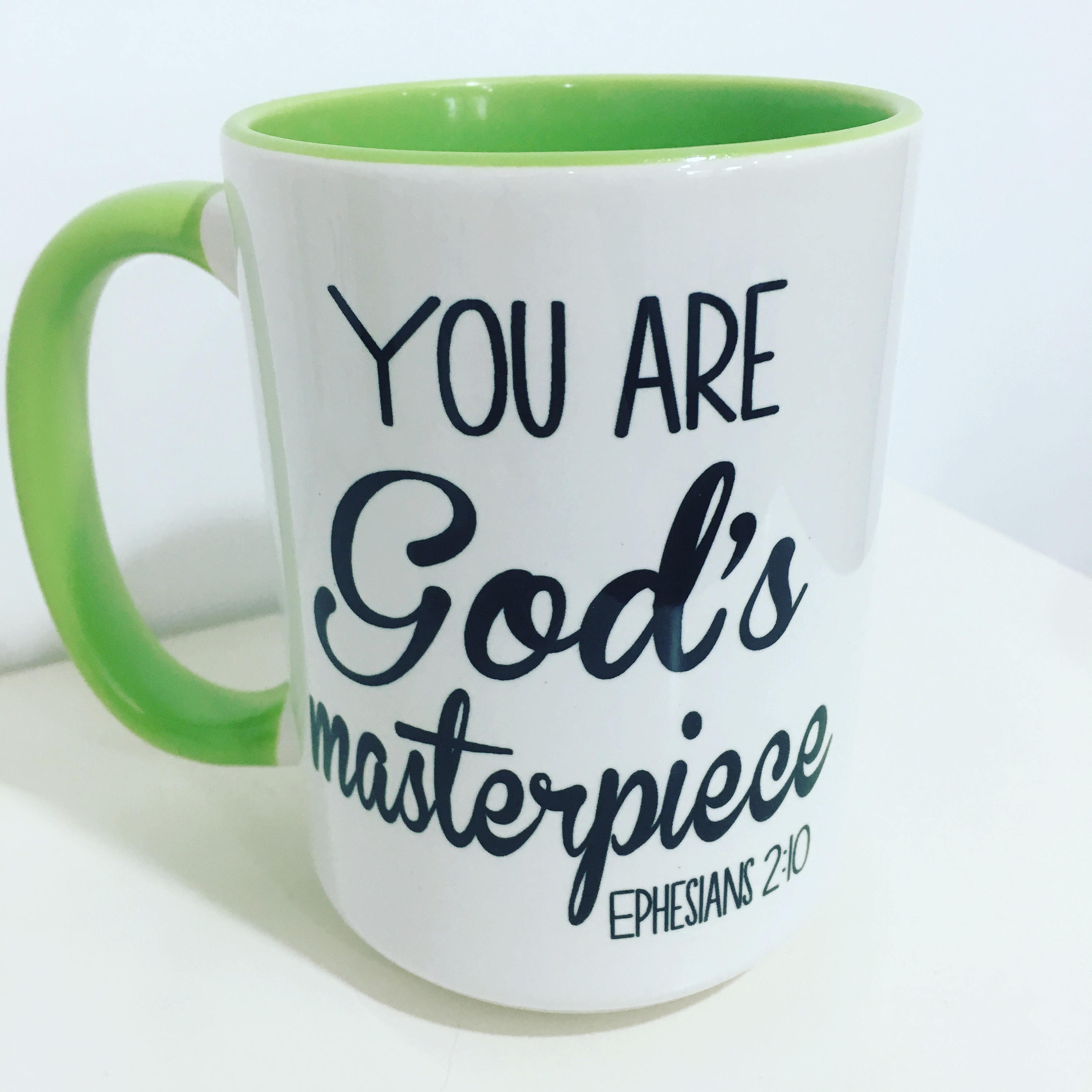 You Are God S Masterpiece Coffee Mug Christian Coffee Etsy