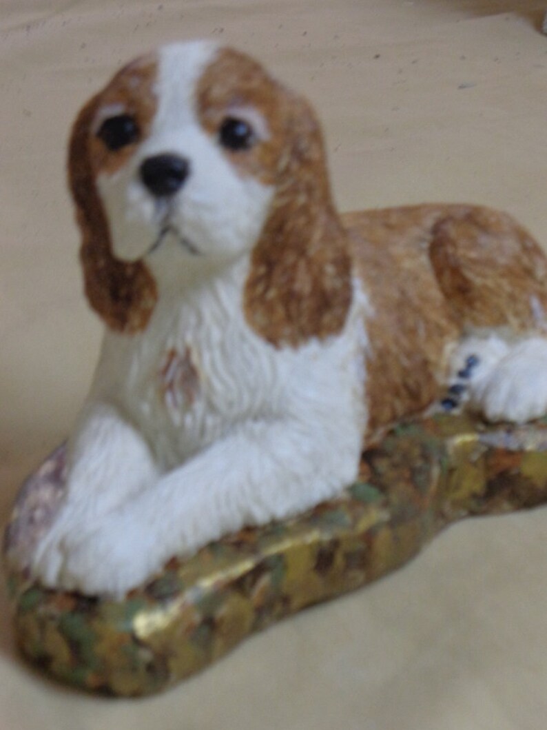 cavalier king charles spaniel sculpture
