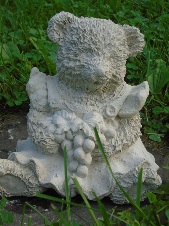 concrete teddy bear