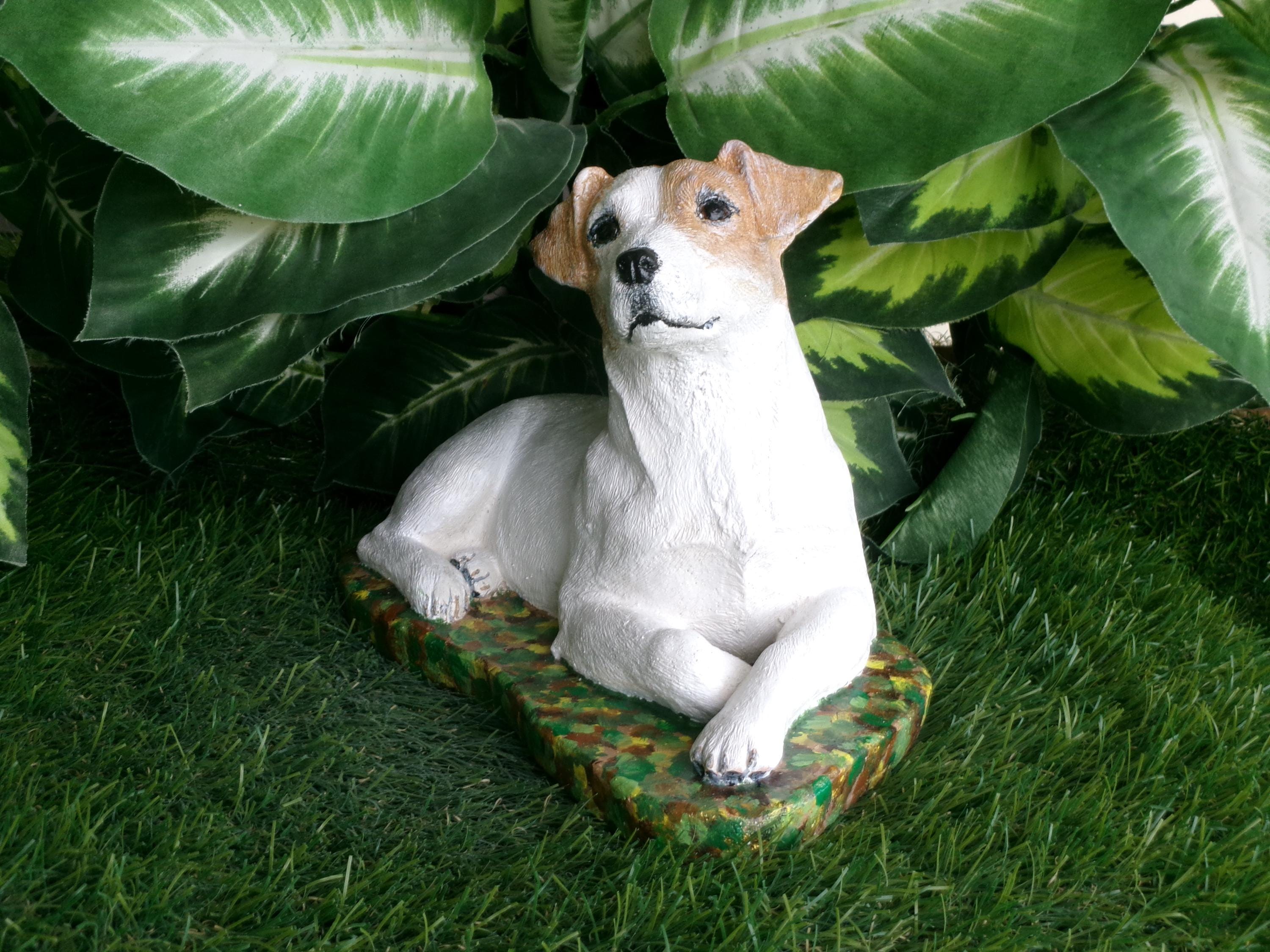 犬彫刻付き コンクリート 陶器 オーナメント 犬彫刻付き コンクリート 陶器 オーナメント Garden Shih Tzu