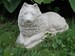 Concrete Statuary, Samoyed Dog, Dog lovers gift, Pet loss memorial, hand painted or sealed white concrete, garden decor, 