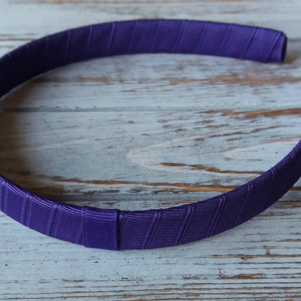 Interchangeable Hard Headband, Deep Purple Hard Headband, Back to School Headband, Girl's Headband, Hard Headbands, Christmas Headbands