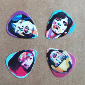 The Rolling Stones set of 4 plectrums