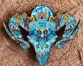 OG Tropical Aries Ram Pin