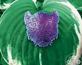 LE 25 Galaxy Sphinx Enamel Pin