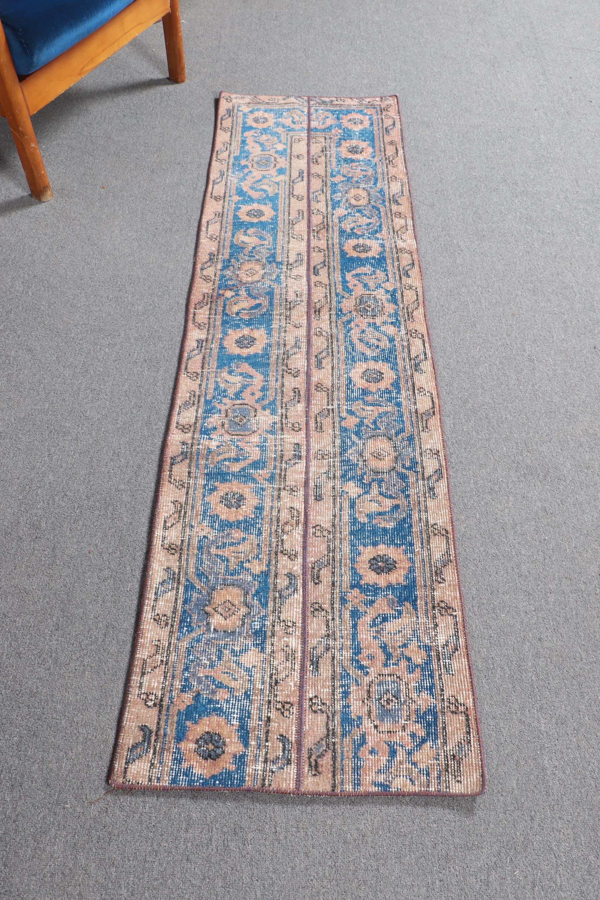 Turkish Rug, Patchwork Rug, Vintage Rug, 2x6 Runner Rugs, Antique