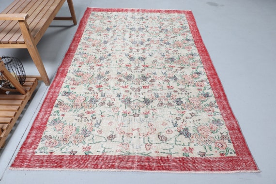 Large Rug Turkish Rug Vintage Rug Antique Carpet 62x100 Etsy