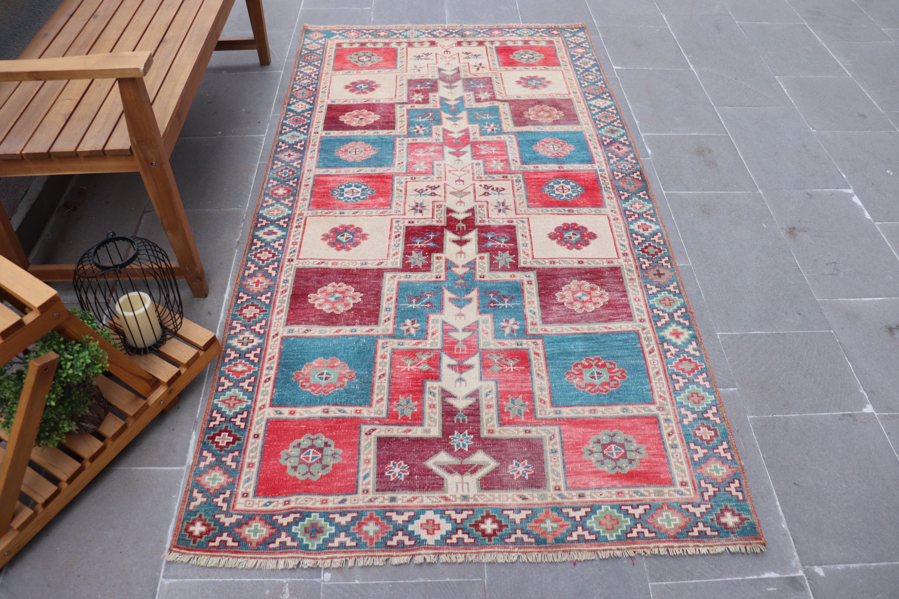 Turkish Rug 3.7x7.2 ft Decorative Rug Vintage Rug Oriental Etsy