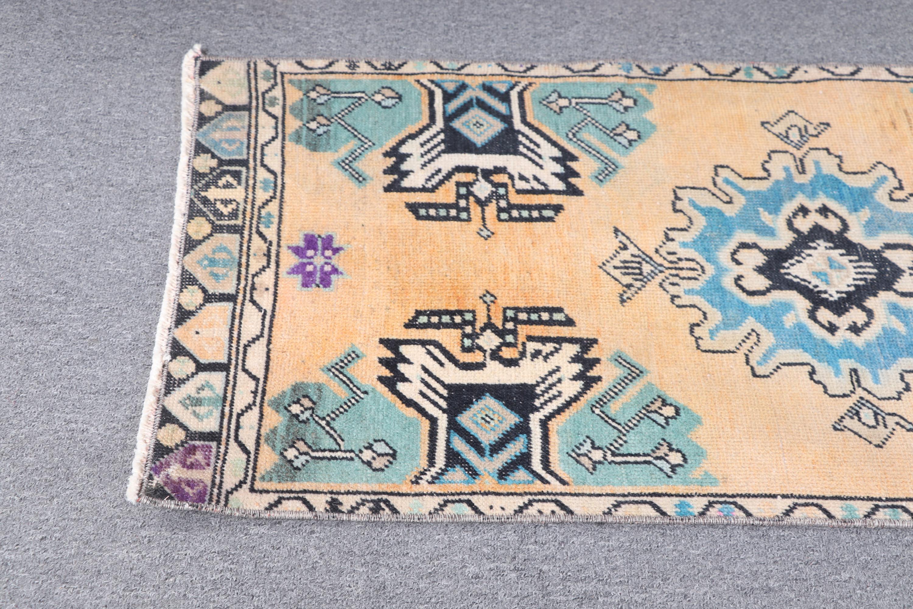 トルコラグ、ヴィンテージラグ、2x3インチの小さなラグ