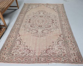 ヴィンテージトルコラグ、花柄 149 x 251 cm - Etsy 日本