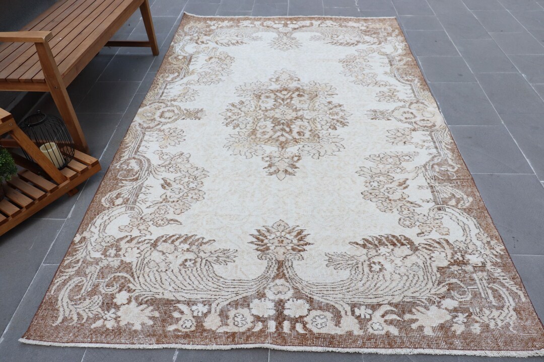 Large Turkish Rug Large Turkish Rug, Turkish Rug, 5.7x9.4 Ft Large Rug, Rugs for Bedroom ...