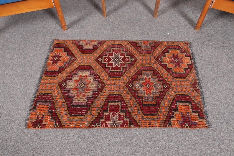 Vintage Kilim, Small Kilim, Turkish Kilim, Antique Kilim, Rugs for