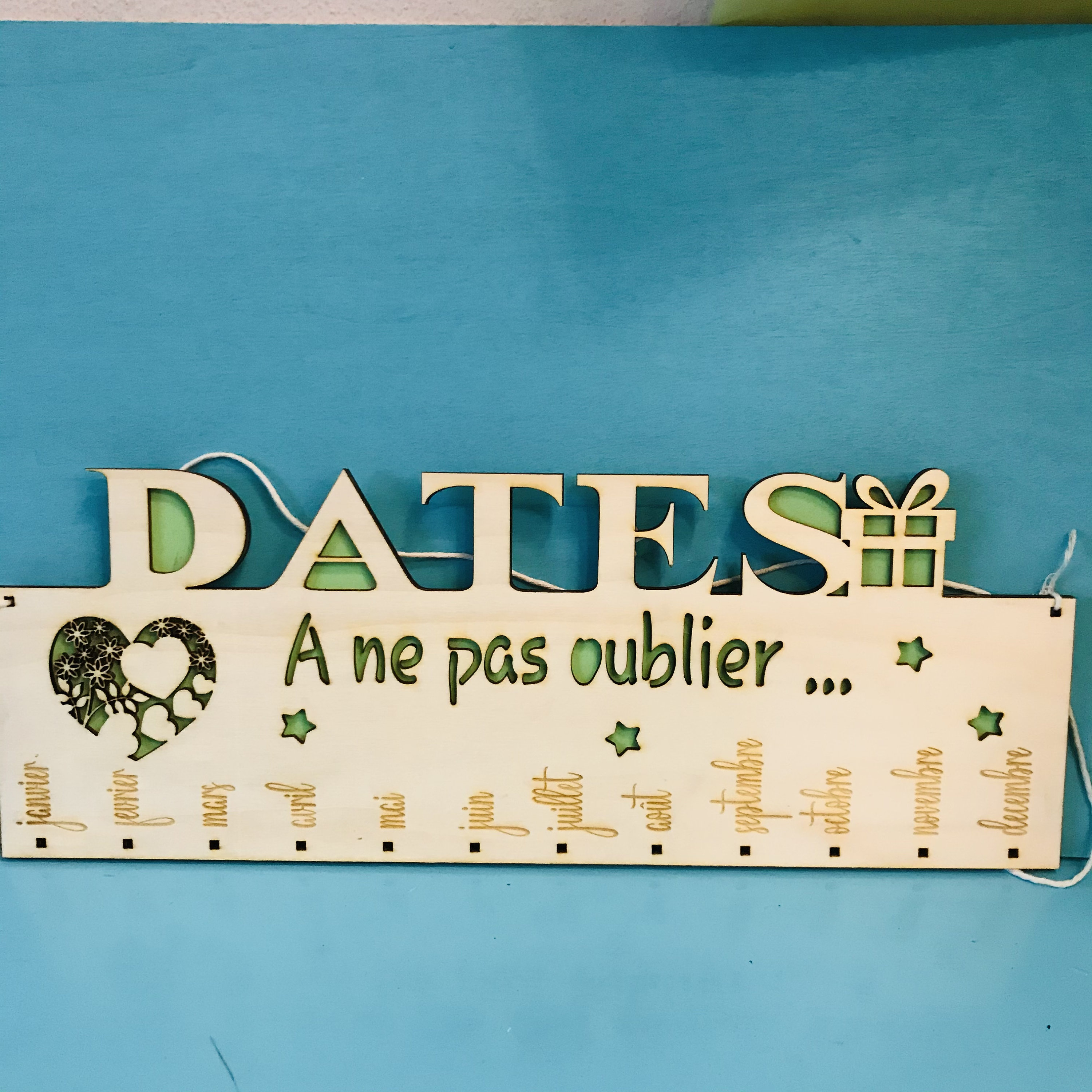 Calendrier Anniversaire