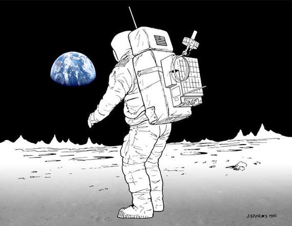 NASA 1972 Concept Art Apollo 11 Moon Landing Mission Lunar Communications Backpack Carry Limited Edition Fine Art Print Poster Space NASA 1972 Concept Art Apollo 11 Moon Landing Mission Lunar Communications Backpack Carry Limited Edition Fine Art Print Poster Space
