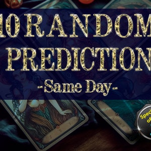 Divinations oracle deck Lecturas de cartas del Tarot - 7 Predicciones aleatorias lectura psíquica el mismo día
