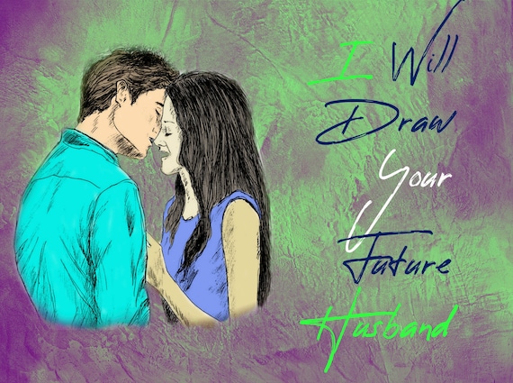 Psychic reading love & draw future husband -soulmate psychic drawing. Psychic Artist same day psychic reading future hubby, soulmate drawing