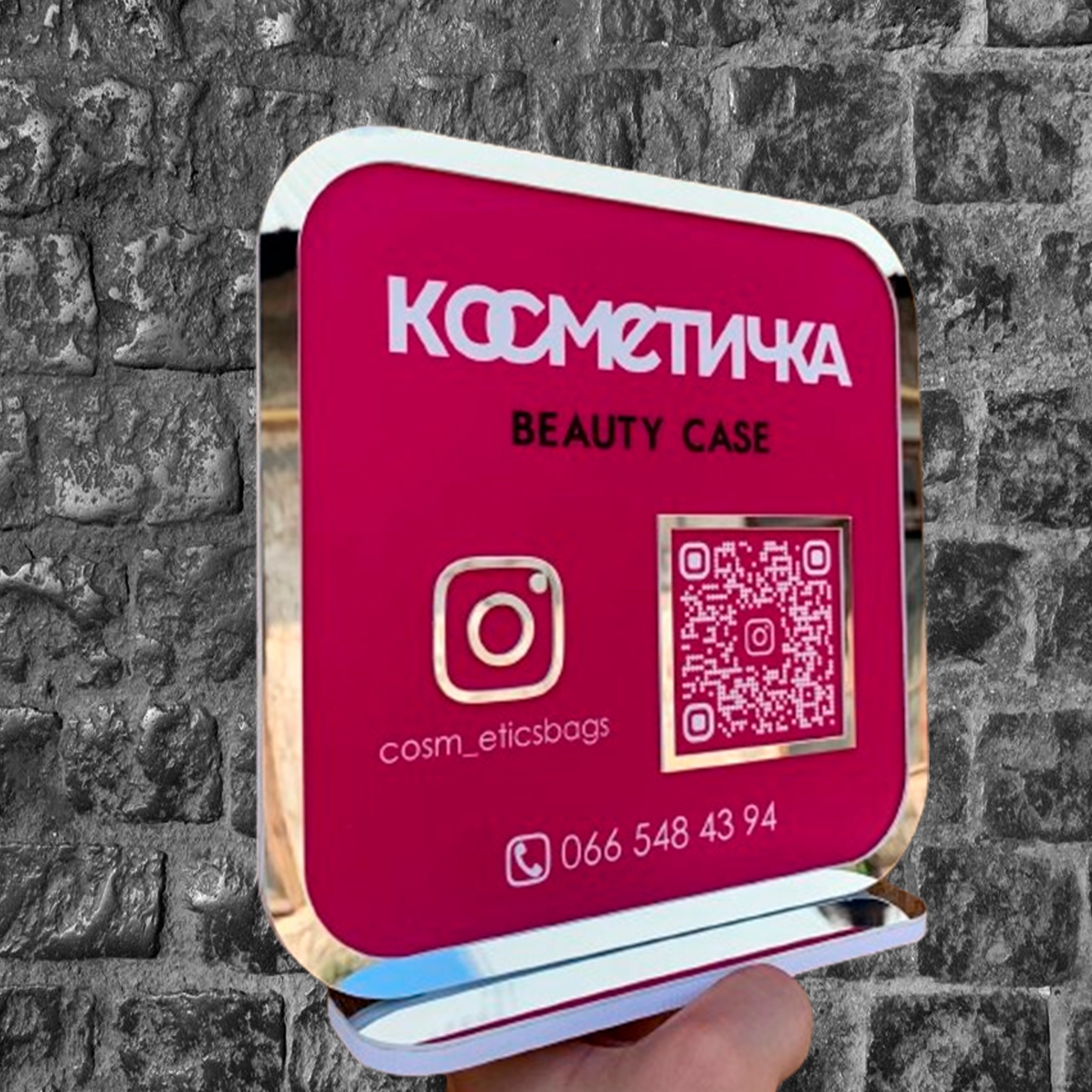 Custom Qr Code Sign Business Acrylic Social Media Qr Code Sign Qr custom-qr-code-sign-business-acrylic-social-media-qr-code-sign-qr